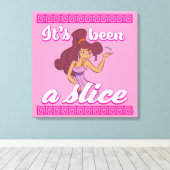 Megara - It's Been a Slice Canvas Print (Insitu (Houten vloer))