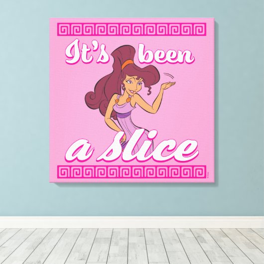 Megara - It's Been a Slice Canvas Print (Insitu (Houten vloer))