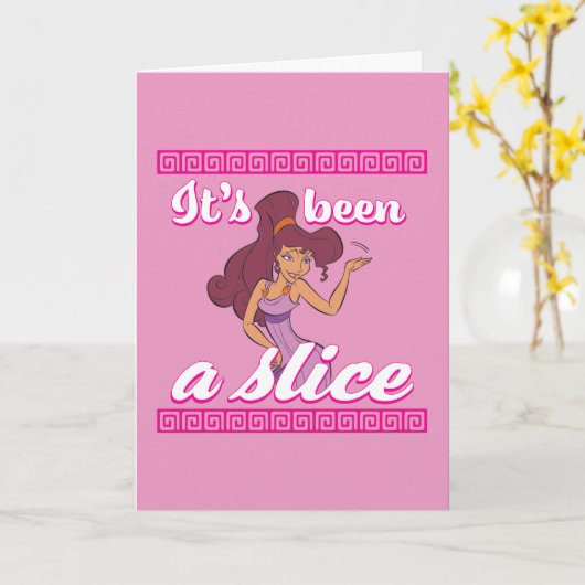 Megara - It's Been a Slice Card Kaart (Gele Bloem)