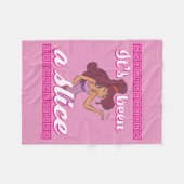 Megara - It's Been a Slice Fleece Blanket (Voorkant (Horizontaal))