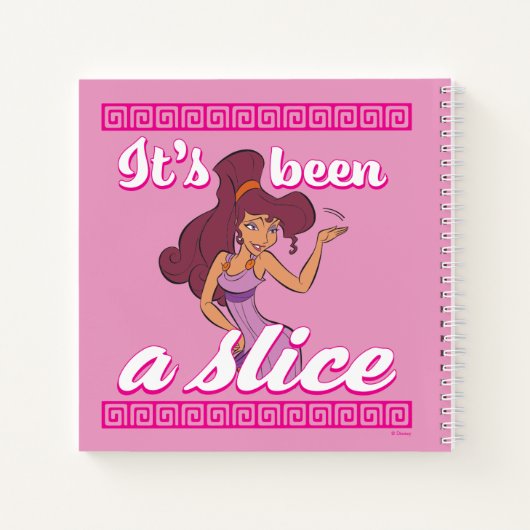 Megara - It's Been a Slice Notebook Notitieboek (Achterkant)