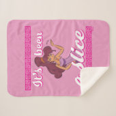 Megara - It's Been a Slice Sherpa Blanket Deken (Voorkant (horizontaal))