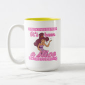 Megara - It's Been a Slice Two-Tone Coffee Mug (Gauche)
