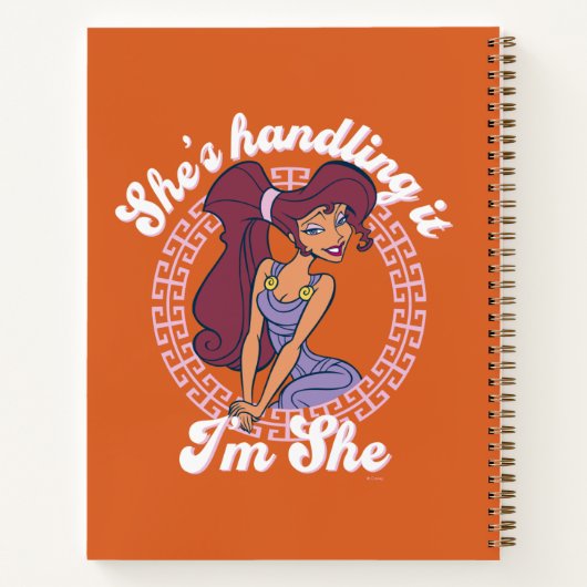 Megara - She's Handling It, I'm She Notebook Notitieboek (Achterkant)