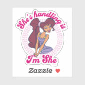 Megara - She's Handling It, I'm She Sticker (Feuille)