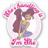 Megara - She's Handling It, I'm She Sticker (Devant)