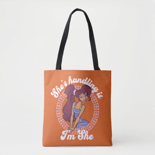 Megara - She's Handling It, I'm She Tote Bag (Voorkant)