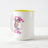 Megara - She's Handling It, I'm She Two-Tone Coffe Tweekleurige Koffiemok (Voorkant links)