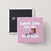 Megara - Taking Time For My Best Self Button (Voorkant /achterkant)