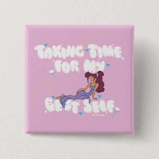 Megara - Taking Time For My Best Self Button (Voorkant)