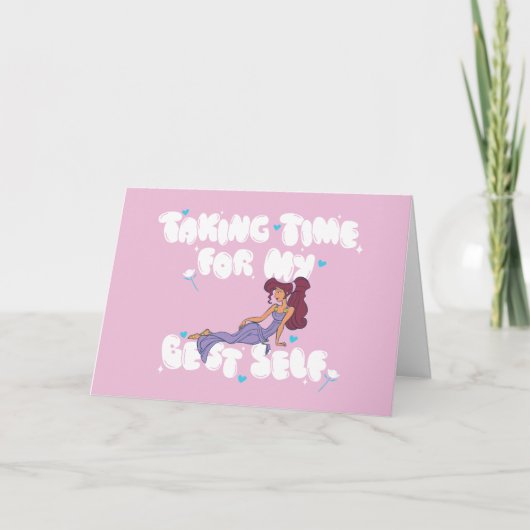 Megara - Taking Time For My Best Self Card Kaart (Voorkant)