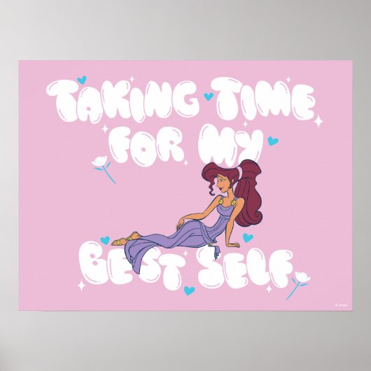 Megara - Taking Time For My Best Self Poster (Devant)