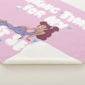 Megara - Taking Time For My Best Self Sherpa Blank Sherpa Deken (3/4)