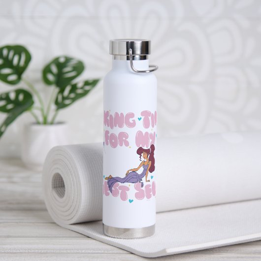 Megara - Taking Time For My Best Self Water Bottle Waterfles (Yoga)