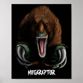 Megaraptor Poster (Halfglans)