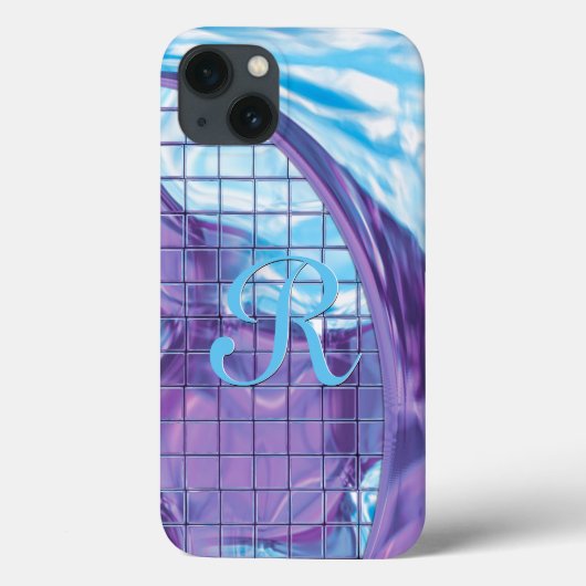 Megastyle Surf monogram Case-Mate iPhone Case (Achterkant)