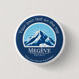 Megève Frankrijk skigebied Ronde Button 3,2 Cm