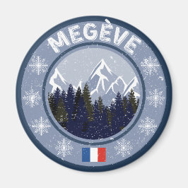 Megève Ski Magneet