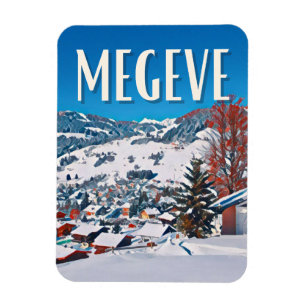 Megève Ski Magneet