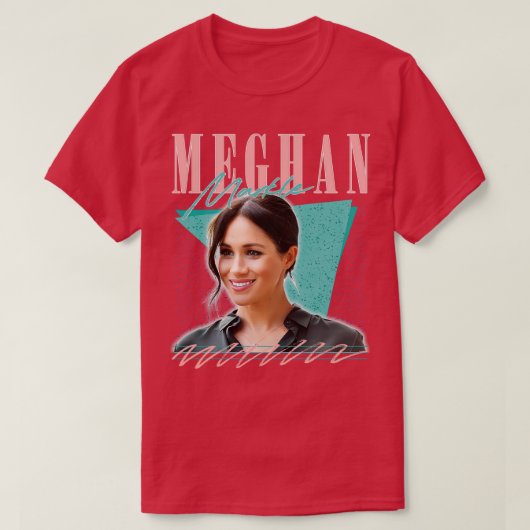 Meghan Markle Fan Art Design T-shirt (Design voorkant)
