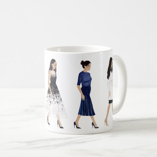 Meghan Markle Marching Mode Figures Mok (Voorkant rechts)