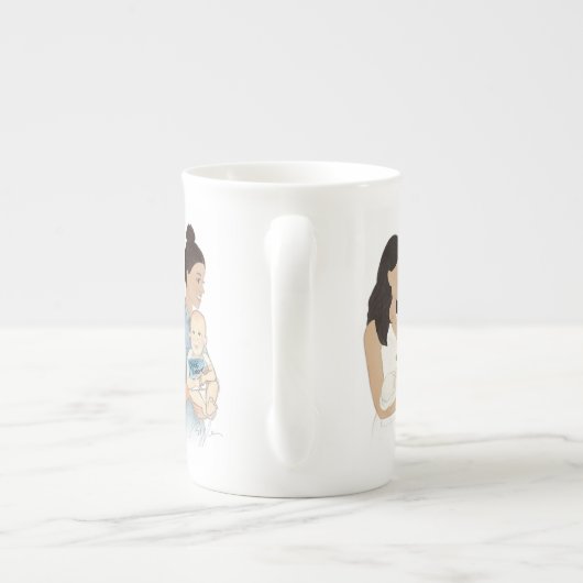 Meghan Markle Moeder Mok met Baby Archie! (Achterkant)