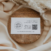 MEGHAN Monogramme QR Noir Blanc Mariage Cartes RSV