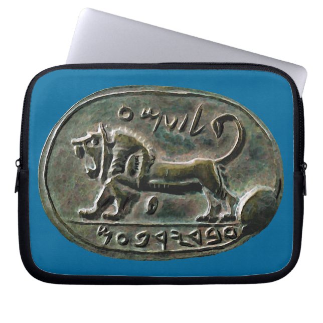 Megiddo Seal Laptop Sleeve (Voorkant)