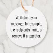 Megillat Esther Quote Hebreeuws voor Mishloach Man Bedankjes Labels (Achterkant)