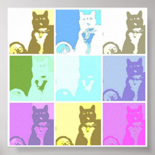 Megumi Squares Poster