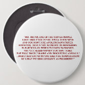 Megyn Kelly's Vragenpagina Ronde Button 6,0 Cm (Voorkant /achterkant)