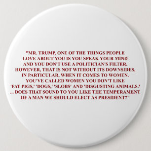Megyn Kelly's Vragenpagina Ronde Button 6,0 Cm