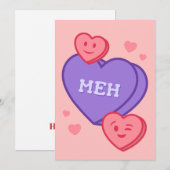 Meh – Carte Conversation Coeur (Devant / Derrière)