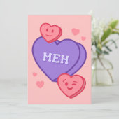 Meh – Carte Conversation Coeur (Debout devant)