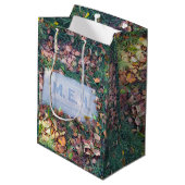 Meh Gravestone Morbid Humor Funny Custom Birthday Medium Cadeauzakje (Achterkant Gekanteld)