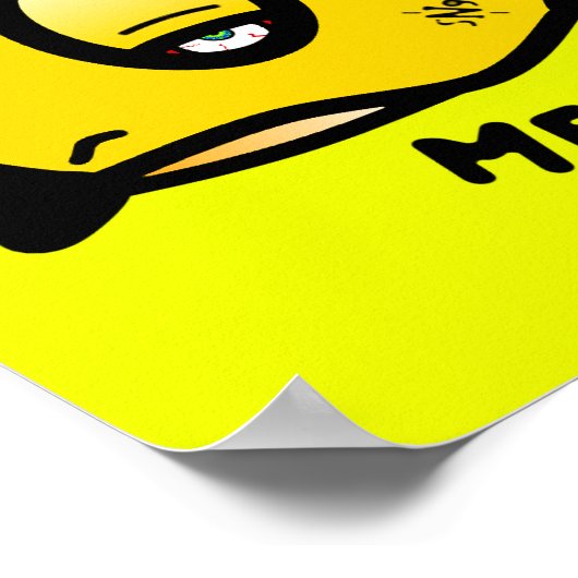 Meh (& het koele ronde ding met één oog) poster (Hoek)