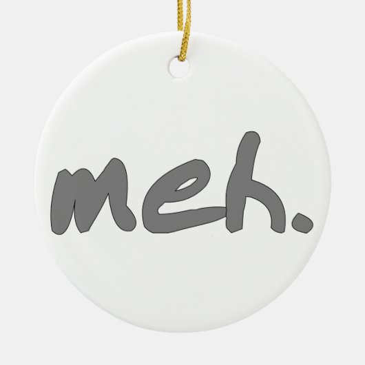 meh Ornament (Voorkant)