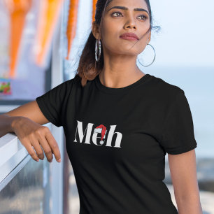 Meh Sarcastisch Kerstfeest T-shirt
