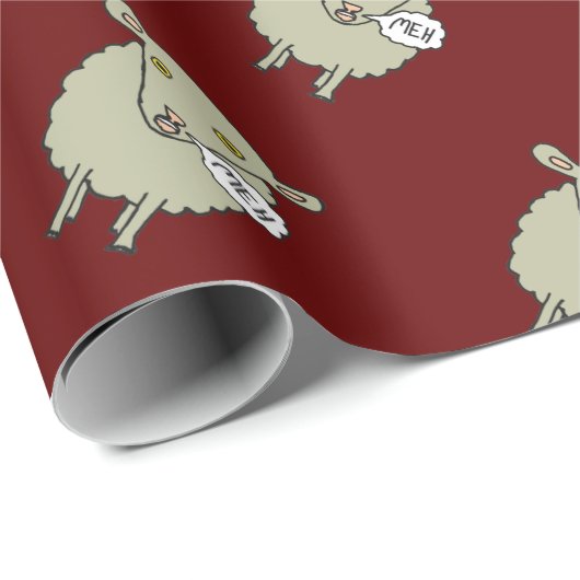 Meh Sheep Cadeaupapier (Rol Hoek)