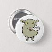 Meh Sheep Ronde Button 5,7 Cm (Voorkant /achterkant)