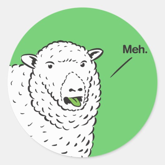 "Meh" Stickers (Voorkant)