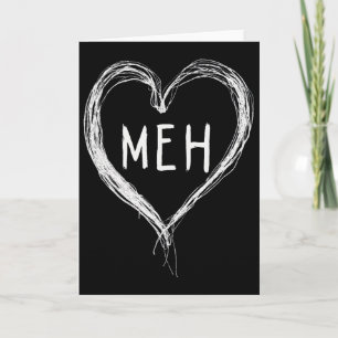Meh Valentijns Anti Valentijnsdag Singles Kaart