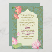 Mehendi Ceremony Digital Invitations (Devant / Derrière)