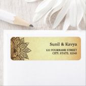 Mehendi Henna Indiase bruiloft Etiket (Insitu)