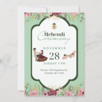 Mehendi Uitnodiging