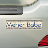 Meher Baba Bumpersticker (Op auto)