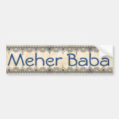 Meher Baba Bumpersticker (Voorkant)