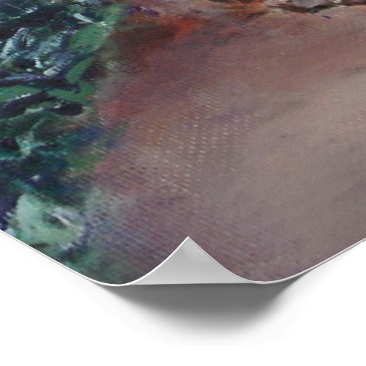 Meher Baba in Natuur Poster (Hoek)