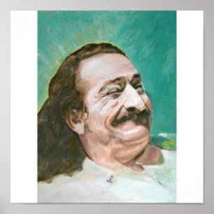 Meher Baba Laughing Poster