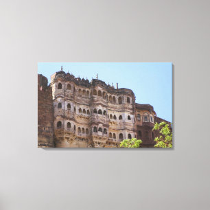 Meherangarh, Majestic Fort, Jodhpur Canvas Afdruk